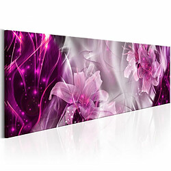 Paris Prix Tableau Imprimé Purple Flames 50 x 150 cm 