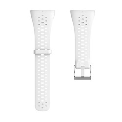 Wewoo Bracelet pour montre connectée Dragonne Sport en silicone POLAR M400 / M430 Blanc