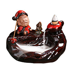 Acheter Brûleur D'encens De Four D'aromathérapie De Santa Claus Backflow Zen Decoration D