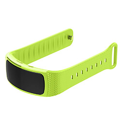 Acheter Wewoo Bracelet pour montre connectée en silicone Samsung Gear Fit2 SM-R360taille de la dragonne 126-175mm vert