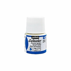 Pebeo Peinture textile Setacolor opaque effet métallique - Perlé - 45 ml