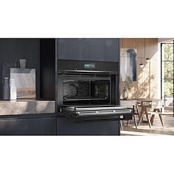 Four combiné mo intégrable 45l noir - CM776G1B1 - SIEMENS pas cher