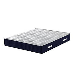 Nuits D'Or Matelas benjamin a Ressorts + 3,5 cm Memoire de Forme 75 Kg/m3 + Alese 140x200 Hauteur +/- 30,5 cm - Accueil Ferme - Soutien Ferme + Oreiller Visco - 7 Zones de Confort - Hypoallergenique