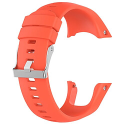 Wewoo Bracelet pour montre connectée Dragonne de remplacement en silicone SUUNTO Trainer Wrist HR Orange 