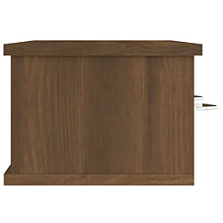 Acheter Maison Chic Armoire murale,Meuble de Rangement,Armoire Suspendue Chêne marron 88x26x18,5 cm Bois d'ingénierie -MN52685