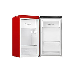 Hisense RR106D4CRF Réfrigérateur Une Porte 82L 220V 36dB Contrôle de Température Verre Trempé Rouge