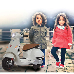 Jamara Voiture jouet Vespa GTS 125 Blanc 12 V