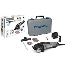 Dremel DSM20 - Scie Compacte Circulaire 710W (17.000tr/min, Kit avec 4 Disques et 4 Adaptations pour Tronçonner)