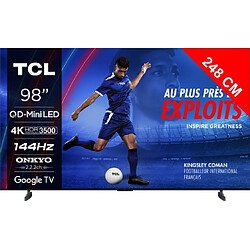 TCL TV QLED 4K 248 cm 98'' C855 QD-Mini LED 4K