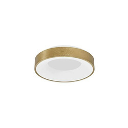 NOVA LUCE Plafonnier RANDO THIN Or Brossé LED 30 W