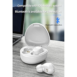 GUPBOO M9 Bluetooth 5.0 écouteurs intra-auriculaires casque sans fil sport mini casque casque pour tous les téléphones mobiles