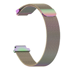 Wewoo Bracelet pour montre connectée milanais de Garmin Forerunner 235 22cm Couleur