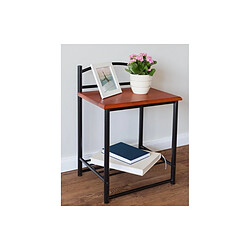 Homestyle4U Table de chevet en metal