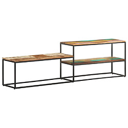 Maison Chic Meuble TV scandinave - Banc TV pour salon 180x30x50 cm Bois de récupération massif -MN94303