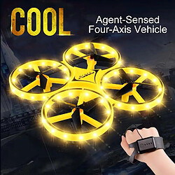 Universal ZF04 RC Mini Quadcopter Induction Drone Smartwatch Remote Sensing Gesture Aircraft UFO Hand Control Drone | RC Helicopter