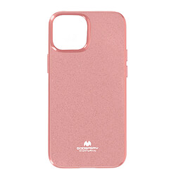 Coque iPhone 13 Silicone Gel Effet Brillant Mercury rose 