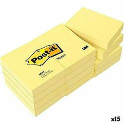 Bloc de Notes Post-it 38 x 51 mm Jaune (15 Unités)