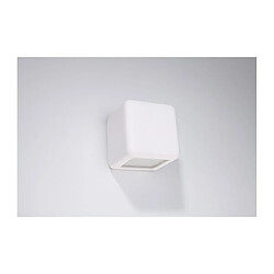 Luminaire Center Applique murale Nesta Verre,céramique blanc 1 ampoule 14cm