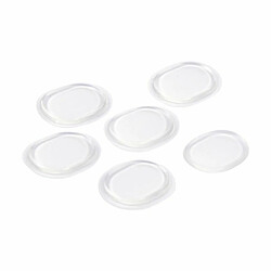 Paris Prix Lot de 6 Protections pour Pied 3cm Transparent