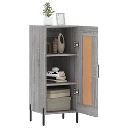 Acheter Maison Chic Buffet,Meuble de Rangement,commode pour salon,Cuisine Sonoma gris 34,5x34x90 cm Bois d'ingénierie -MN65845