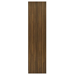 Acheter vidaXL Armoire avec tiroirs Chêne marron 50x50x200cm Bois d'ingénierie