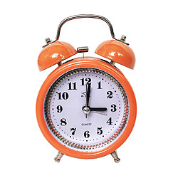 rétro cloche en métal double réveil horloges avec horloge orange clair Réveil Veilleuse