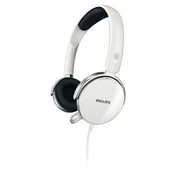 Philips SHM7110U/00 Micro Casque Filaire 97dB Circum Auriculaire Charge Rapide Blanc