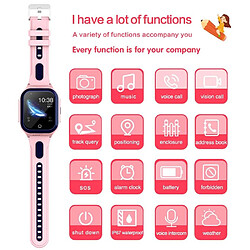 Avis Yonis Montre Connectée Enfant GPS SOS Étanche Rose