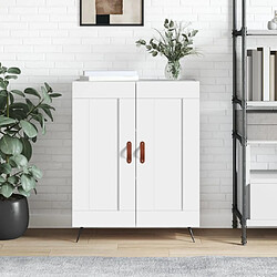 Maison Chic Buffet,Meuble de Rangement,commode pour salon,Cuisine blanc 69,5x34x90 cm bois d'ingénierie -MN23564