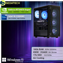 Sedatech PC Gamer Pro • Intel i9-13900KF • RTX4070 Super • 16Go RAM • 1To SSD M.2 • Windows 11