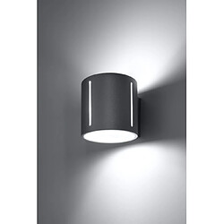 Avis Luminaire Center Applique murale INEZ aluminium gris 1 ampoule