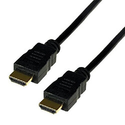 MCL Câble HDMI haute vitesse avec Ethernet mâle/mâle - 1m