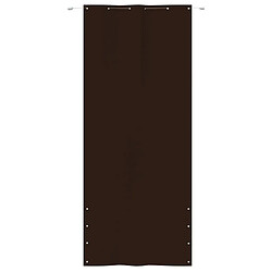 vidaXL Écran de balcon Marron 120x240 cm Tissu Oxford