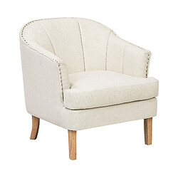 Beliani Fauteuil Beige ELVERUM