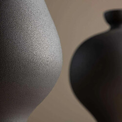 Acheter Venture Home Vase en grès Rellis 10x24 cm noir.