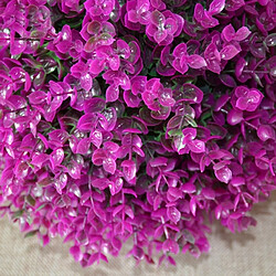 Avis Wewoo Fleurs Artificielles Artificielle Violet Eucalyptus Plante Boule Arbre De Mariage Événement Maison Décoration Extérieure Pendaison Ornement, Diamètre: 7.5 pouce