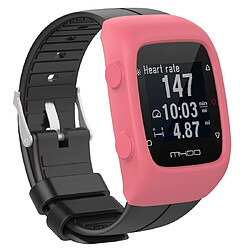 Wewoo Protection écran Étui de en silicone Smart Watch pour POLAR M430 rose 