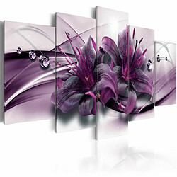 Paris Prix Tableau Imprimé Violet Lily 100 x 200 cm