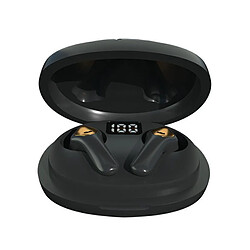 casque bluetooth sans fil de jeu avec micro Casques de jeu étanches écouteurs Bluetooth 5.1 Smart Phone pour entraînement en plein air - LE NOIR