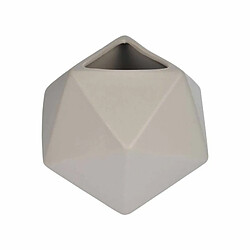 Paris Prix Vase Déco en Céramique Geometrik 19cm Taupe