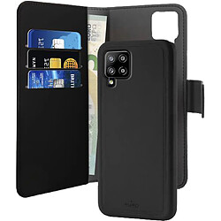 Folio Coque Magnétique 2 en 1 Noir pour Samsung G A42 5G Puro 