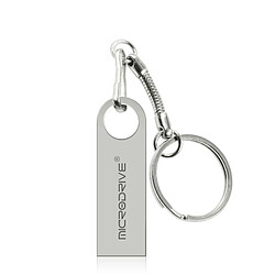 Wewoo Clé USB Disque U haute vitesse imperméable en métal MicroDrive 32GB USB 2.0 Gris 