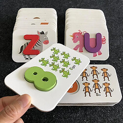 Universal Enseignement de la petite enfance Puzzle Puzzle Enseignement cognitif des enfants Aide aux enfants Lettres numériques