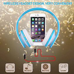 Acheter Universal NX-8252 casque Bluetooth sans fil pliable professionnel pour DVD MP3