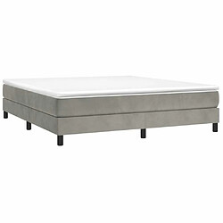 Avis Sommier à lattes,Cadre à lattes de lit pour Adulte Gris clair 180x200 cm Velours -MN67329