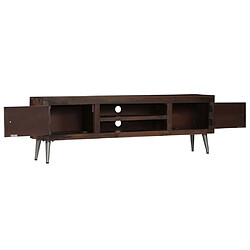 Avis Maison Chic Meuble TV scandinave - Banc TV pour salon Bois de récupération solide 140 x 30 x 45 cm -MN98978