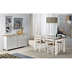 But Buffet campagne MAYA Bois massif blanc