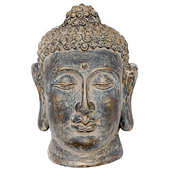 Sil Statue pour jardin Tête de Bouddha 48 cm. Statue pour jardin Tête de Bouddha 48 cm