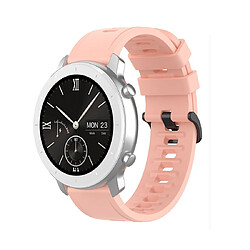 Wewoo Bracelet pour montre connectée de remplacement de Smartwatch en silicone Amazfit GTRtaille 20 mm rose clair 