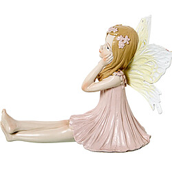 Avis Figurine Décorative Alexandra House Living Rose Acrylique Plastique Mélamine Fée